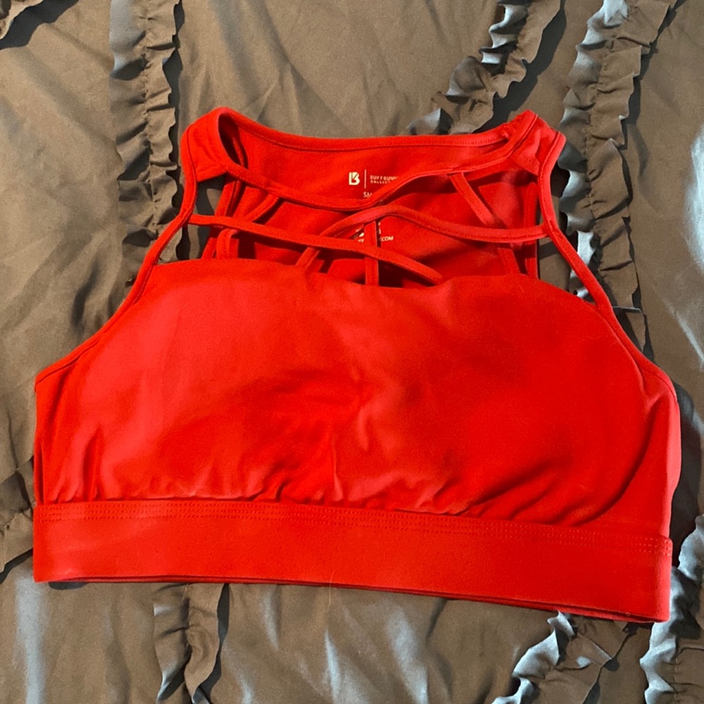 Buffbunny red strappy bra
